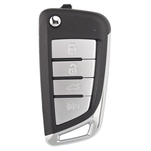 KEYDIY / KD-NB59-4 / Knife Style - 4-Button Flip Key Blank w/ Integrated Chip