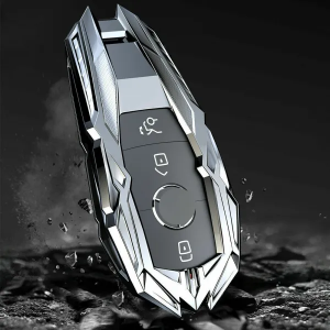 Mercedes Benz CLA CLS CLK GLK GLA AMG GL ML SL SLK Car Key Fob Cover Case- Gray New