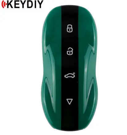 KEYDIY / KD-ZB71-4-G / Universal Smart Remote Key Black Jade Green 4 Button for 46 47 48 49 4A MQB48 5C Chip