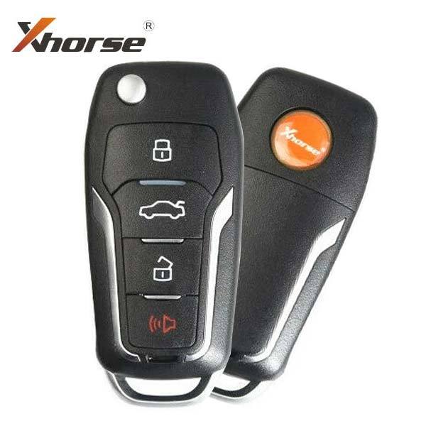 Xhorse XNFO01EN Wireless Flip Remote Key Ford Style 4 Buttons